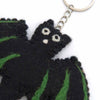 Bat Felt Keyring