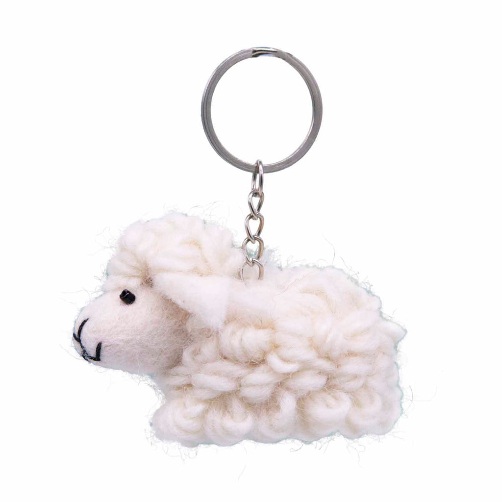 Sheep Felt Keyring