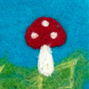 Mushroom Felt Purse