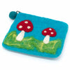 Mushroom Felt Purse