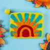 Sunrise Felt Purse