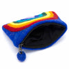 Rainbow Felt Purse