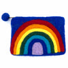 Rainbow Felt Purse