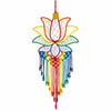 Rainbow Lotus with Beads-Home Décor-Siesta Crafts