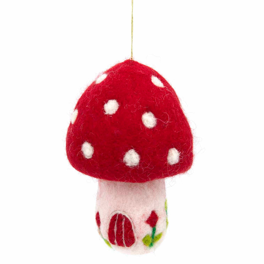 Hanging Felt Mushroom