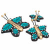 Mexican Ceramic Butterflies - Set of Three