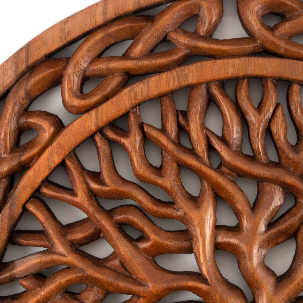 Intricate Tree Knot Plaque-Home Décor-Siesta Crafts