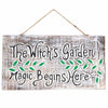 Witch's Garden Plaque