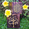 Nesting Storage Pots - Gold Tree and Flower of Life