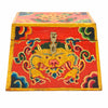 Tibetan Style Orange Cheppu Pyramid Chest