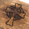 Wooden Box with Cross