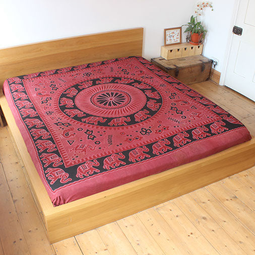 'Traditional' Elephant Bedspread