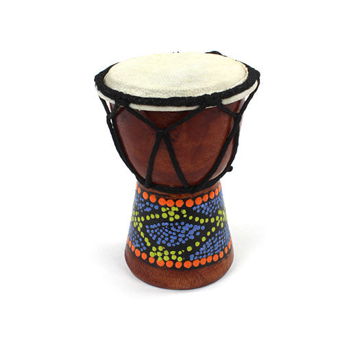 Tiny Painted Djembe