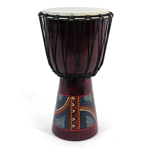 Medium Painted Djembe