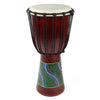 Large Painted Djembe