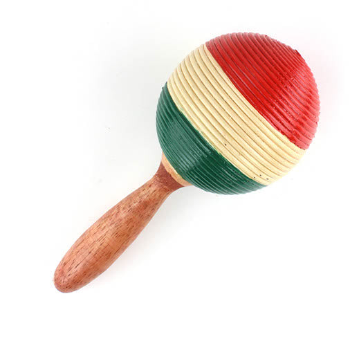 Painted Rattan Maraca-Shakers-Siesta Crafts