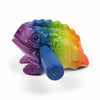 Mini Rainbow Croaking Frog Guiro