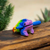 Mini Rainbow Croaking Frog Guiro