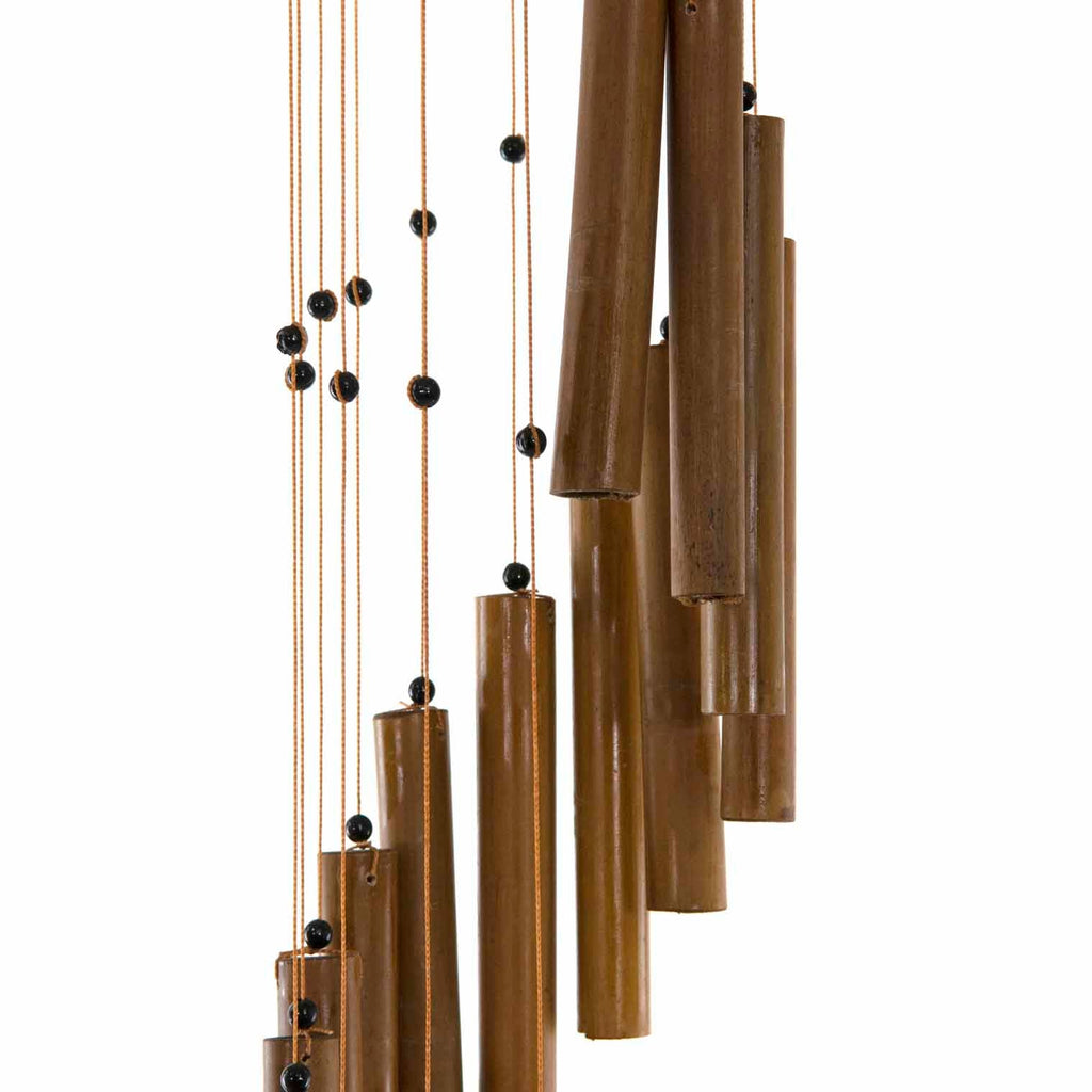 Spiral Bamboo Windchime-Garden & Outdoors-Siesta Crafts