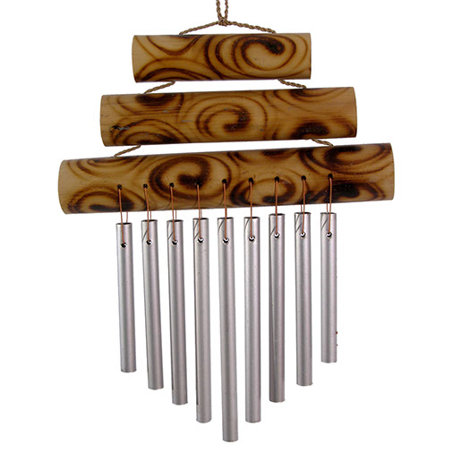 Small Triple Bamboo Chime-Garden & Outdoors-Siesta Crafts