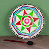 Large Painted Shamanic Drum