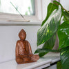 Medium Handcarved Sitting Buddha