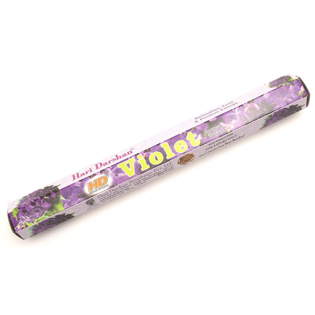 Violet Hexagon Incense-Stick Incense-Siesta Crafts