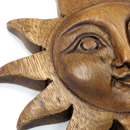 Sun Face Carving-Home Décor-Siesta Crafts