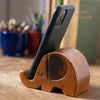 Carved Mobile Phone Stand - Elephant