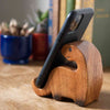 Carved Mobile Phone Stand - Dinosaur