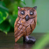 Medium Carved Owl