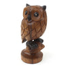 Carved Owl on Branch-Ornaments & Figurines-Siesta Crafts