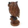 Carved Owl on Branch-Ornaments & Figurines-Siesta Crafts