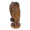 Carved Owl on Branch-Ornaments & Figurines-Siesta Crafts