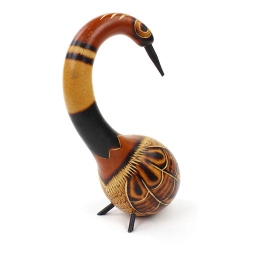 Carved Gourd Bird