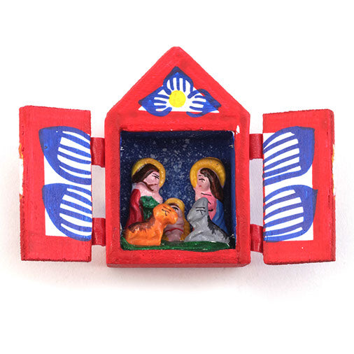 Nativity Mini Retablo-Christianity-Siesta Crafts