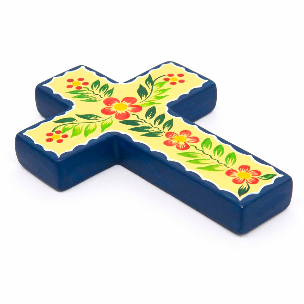 Ceramic Cross-Christianity-Siesta Crafts