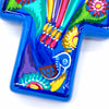 Mexican Painted Bird Block Cross