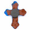 Mexican Painted Magnet Cross-Christianity-Siesta Crafts