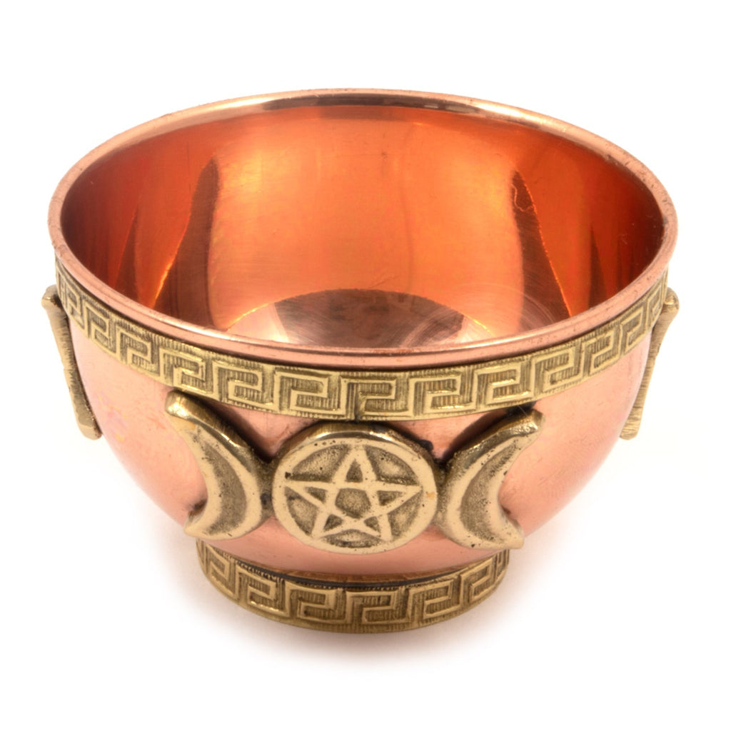 Engraved Copper Bowl