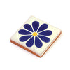 Small Ceramic Flower Tile-Home Décor-Siesta Crafts