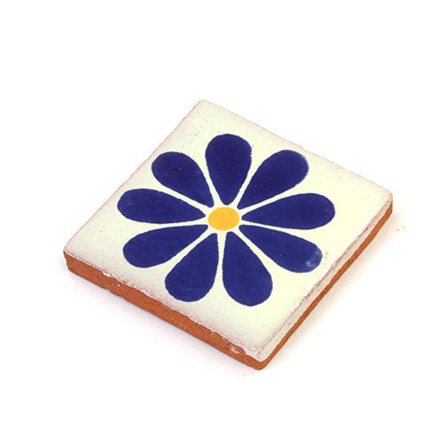 Small Ceramic Flower Tile