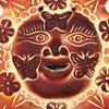 Smiling Sun Ceramic Plaque