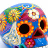 Mexican Painted Skull Medium-Ornaments & Figurines-Siesta Crafts