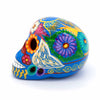 Mexican Painted Skull Medium-Ornaments & Figurines-Siesta Crafts