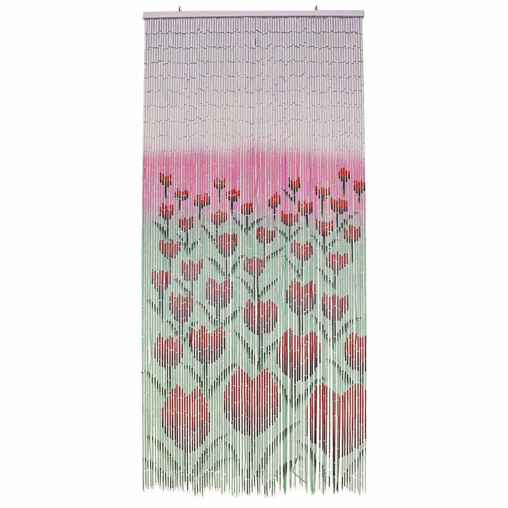 Bamboo Bead Curtain - Tulips-Home Décor-Siesta Crafts