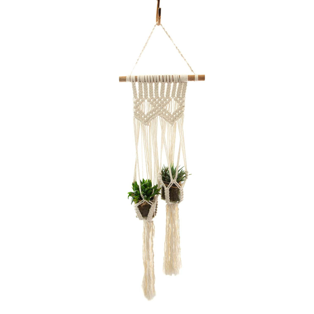 Double Wall Macrame Plant Hanger