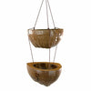 Double Coconut Plant Hanger-Plant Pots, Vases & Hangers-Siesta Crafts