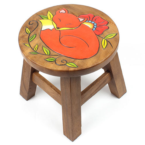 Sleeping Fox Stool-Furniture-Siesta Crafts