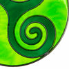 Green Triskelion Suncatcher